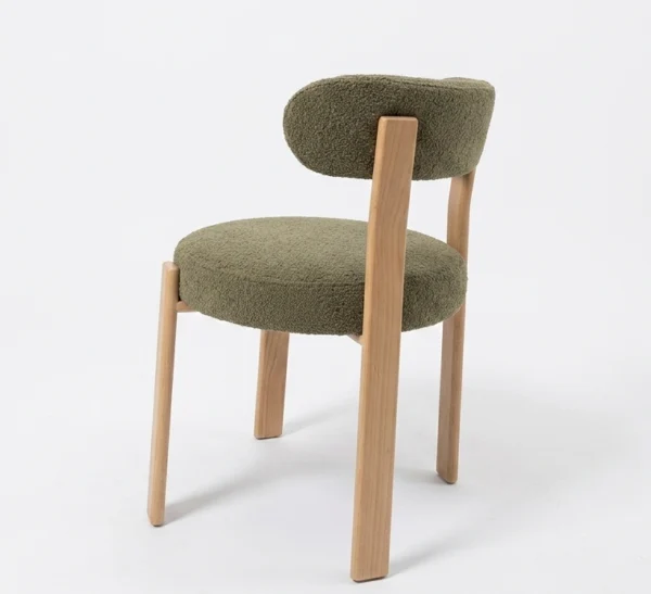 Carmo โ Dining Chair | Green Fabric