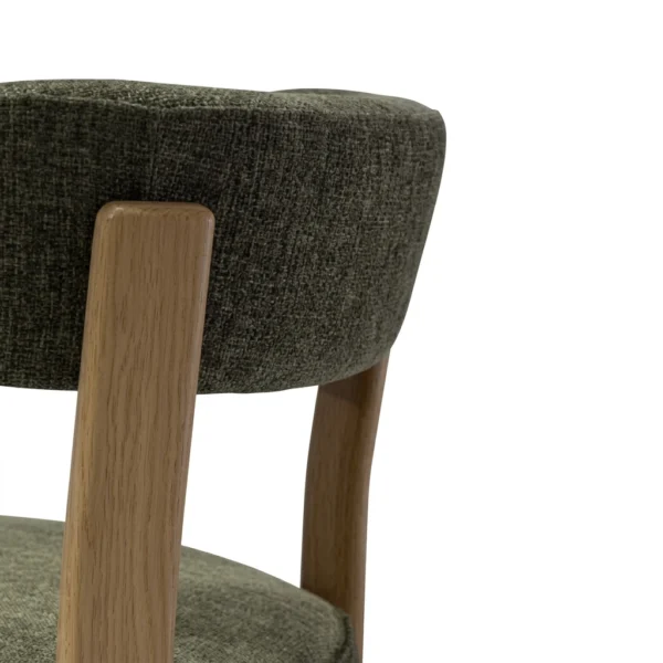 Carmo โ Dining Chair | Green Fabric