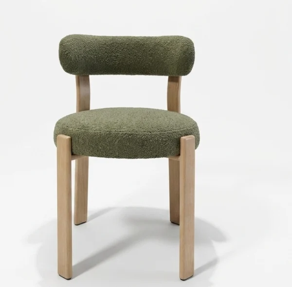 Carmo โ Dining Chair | Green Fabric