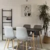 Fulham โ 5PCE | Dining Set | Grey Fabric