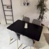 Fulham โ 5PCE | Dining Set | Grey Fabric