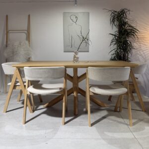 Berlin - 5 PCE | Dining Set | Natural