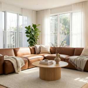 Kito Modular Leather Sofa | Modern Leather Sofas Melbourne