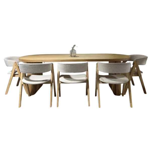 Hobart-11-pce-dining-set-natural-beige-fabric