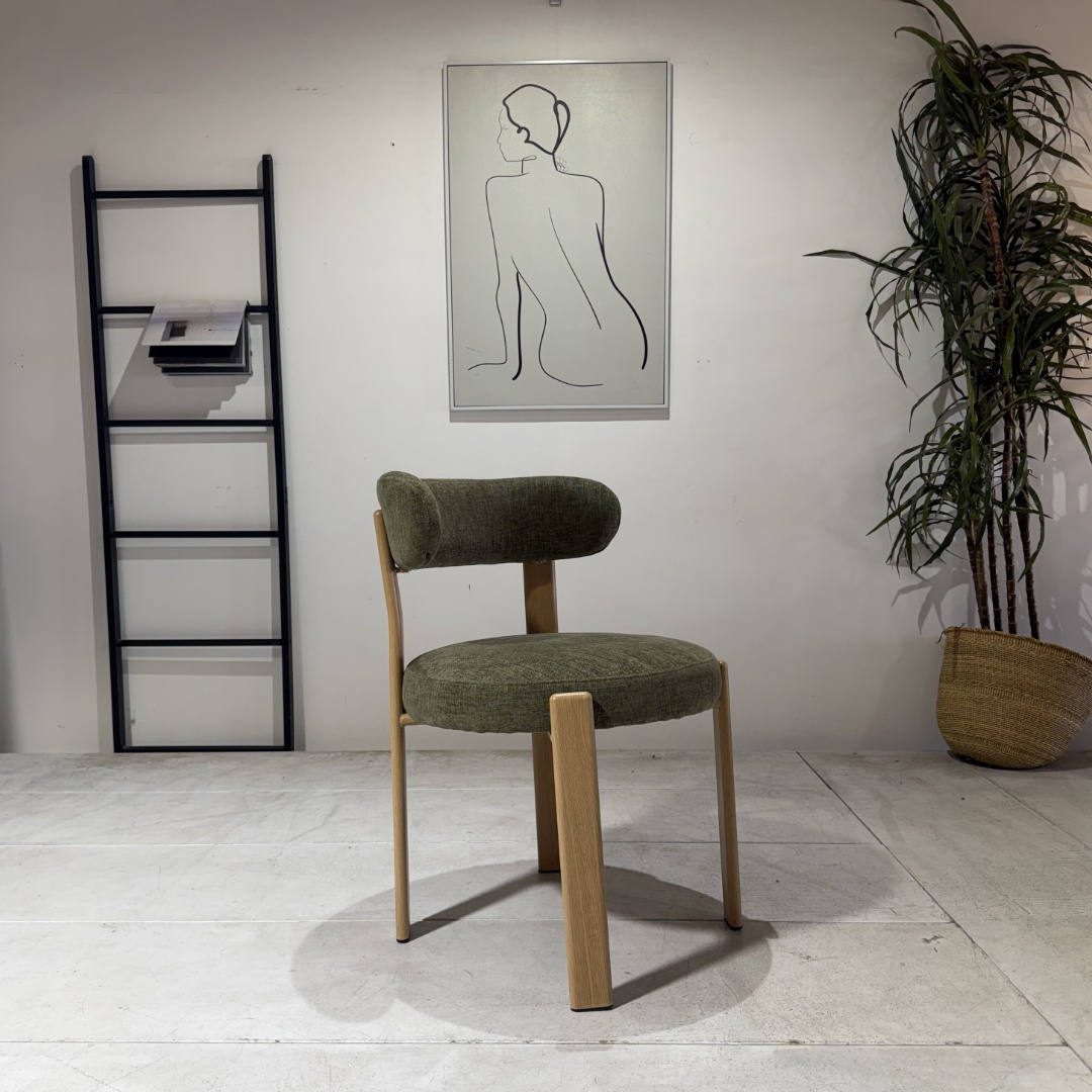 Carmo – Dining Chair | Green Fabric