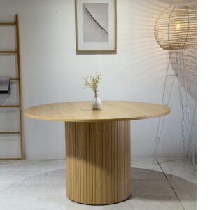 Marina - 150cm |  Natural Round Dining Table