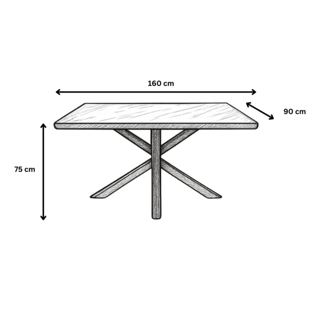Milano – 7 PCE | Dining Set | Walnut