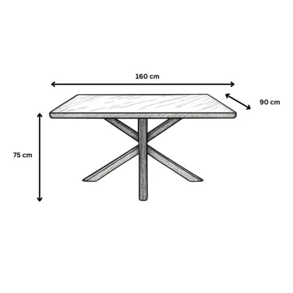 Milano – 7 PCE | Dining Set | Walnut