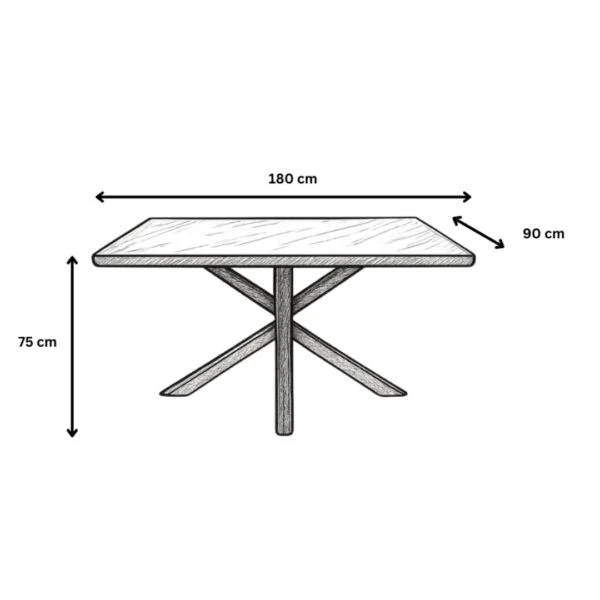 Amsterdam - 5 PCE, Dining Set, Natural – view 8