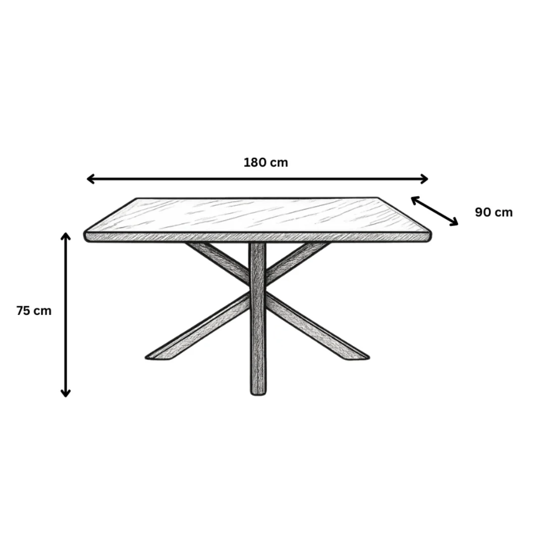 Amsterdam - 5 PCE, Dining Set, Natural – view 8