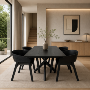 Vienna - 5 PCE | Dining Set | Black