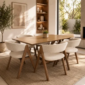 Milano - 7 PCE | Dining Set | Walnut