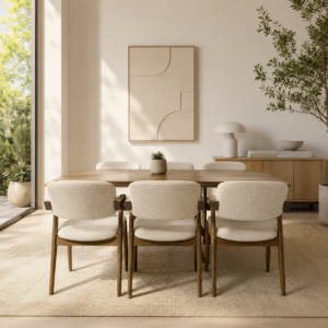 Budapest - 7 PCE | Dining Set | Walnut
