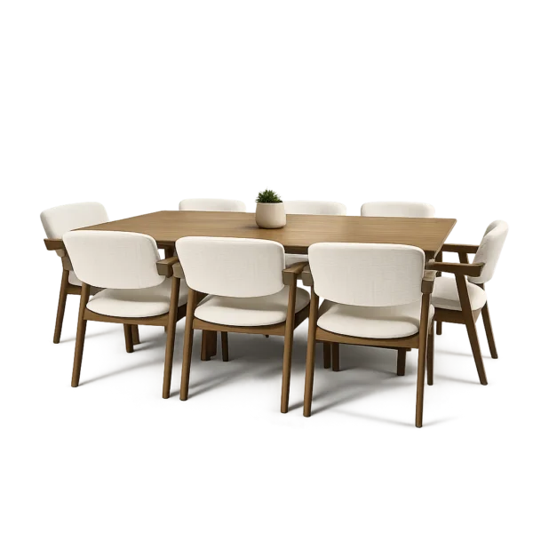 Budapest – 7 PCE | Dining Set | Walnut