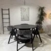 Munich - 5 PCE, Dining Set, Black – view 2