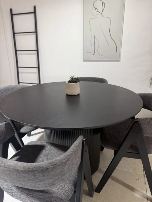 Munich - 5 PCE, Dining Set, Black – view 5