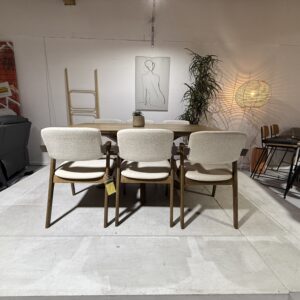 Budapest - 7 PCE | Dining Set | Walnut