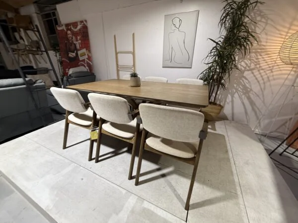 Budapest – 7 PCE | Dining Set | Walnut