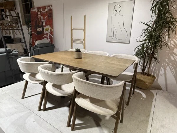 Milano – 7 PCE | Dining Set | Walnut
