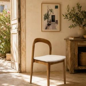 AD - Dining Chair | Natural Upholstered