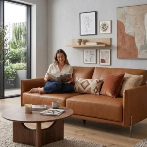 Helsinki Leather Sofa | Modern Leather Sofas Melbourne