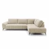 Odette Beige Fabric Sofa RHF – view 4