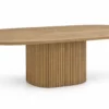 Marina 240cm Natural Oval Dining Table | Modern Dining Tables Melbourne