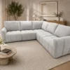 Armadale Grey Fabric Corner Sofa