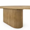 Marina 240cm Natural Oval Dining Table | Modern Dining Tables Melbourne