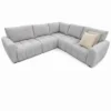 Armadale Grey Fabric Corner Sofa – view 5