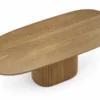 Marina 240cm Natural Oval Dining Table | Modern Dining Tables Melbourne
