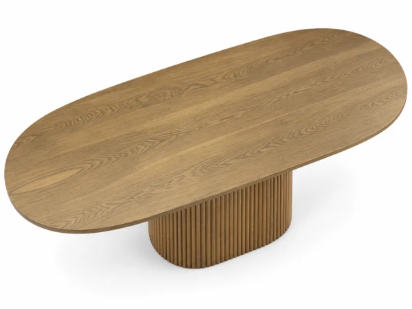 Marina 240cm Natural Oval Dining Table | Modern Dining Tables Melbourne