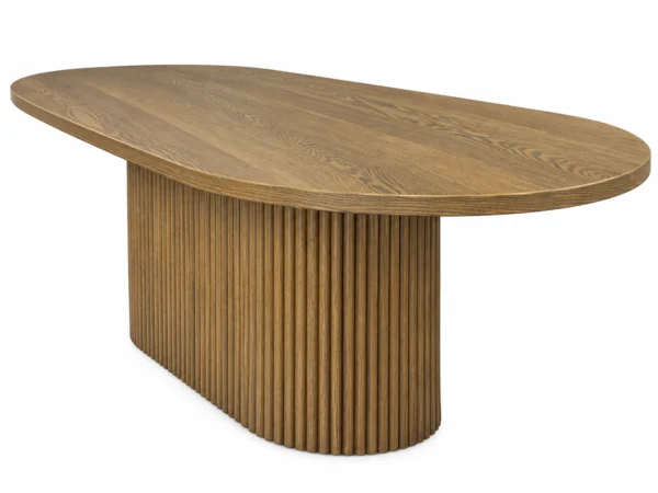 Marina 240cm Natural Oval Dining Table | Modern Dining Tables Melbourne