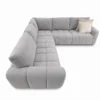 Armadale Grey Fabric Corner Sofa – view 6