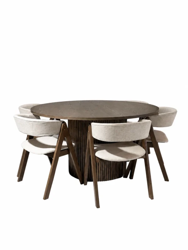 Rome – 7 PCE | Dining Set | Walnut
