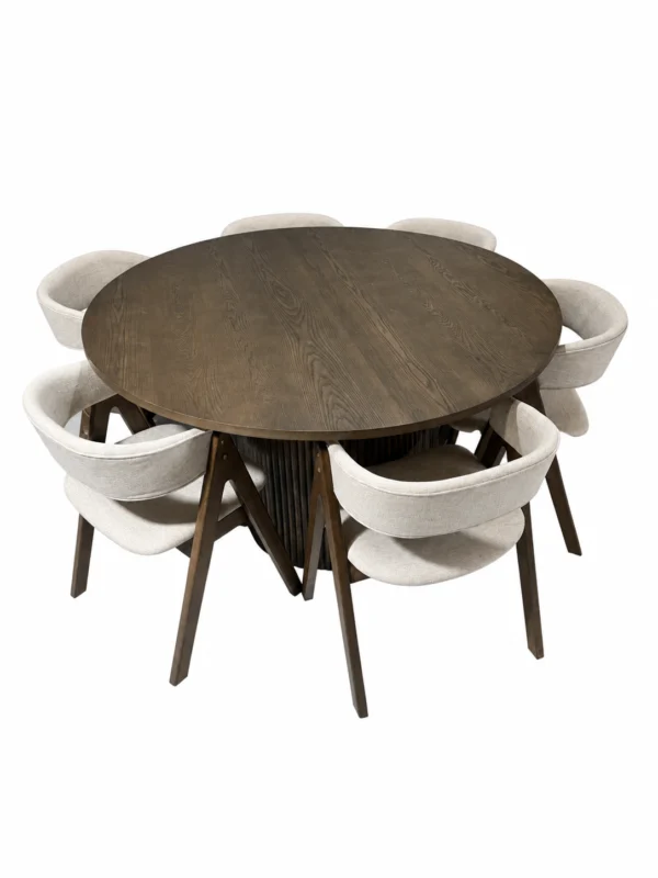 Rome – 7 PCE | Dining Set | Walnut