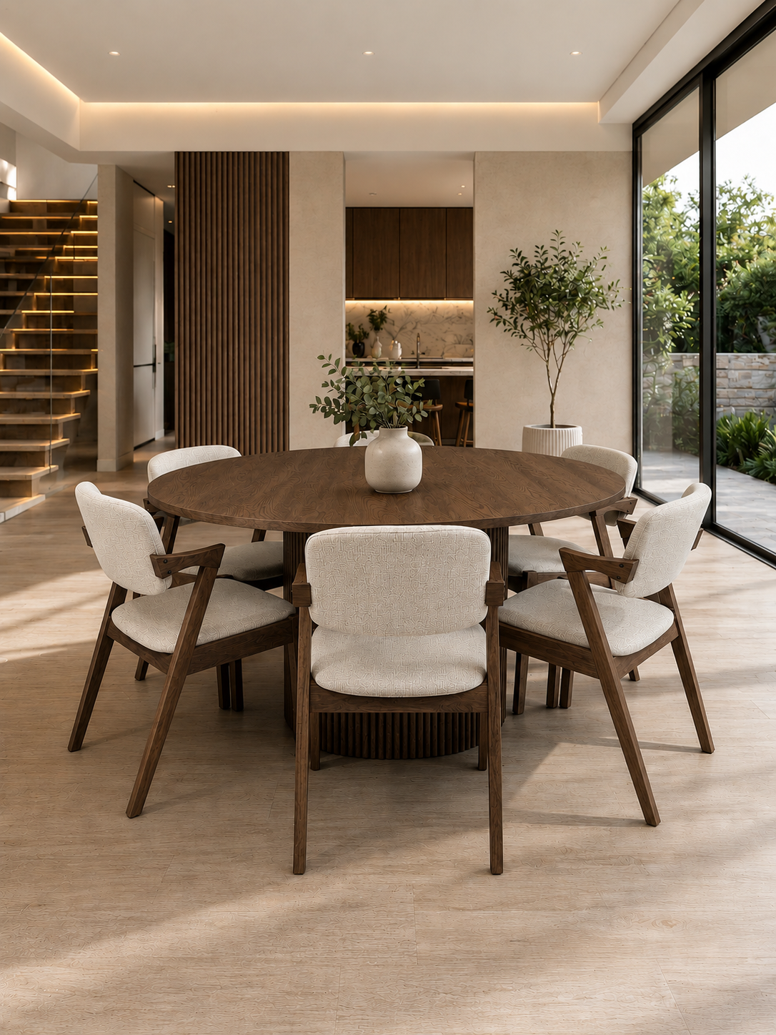 Rio – 6 PCE | Dining Set | Walnut