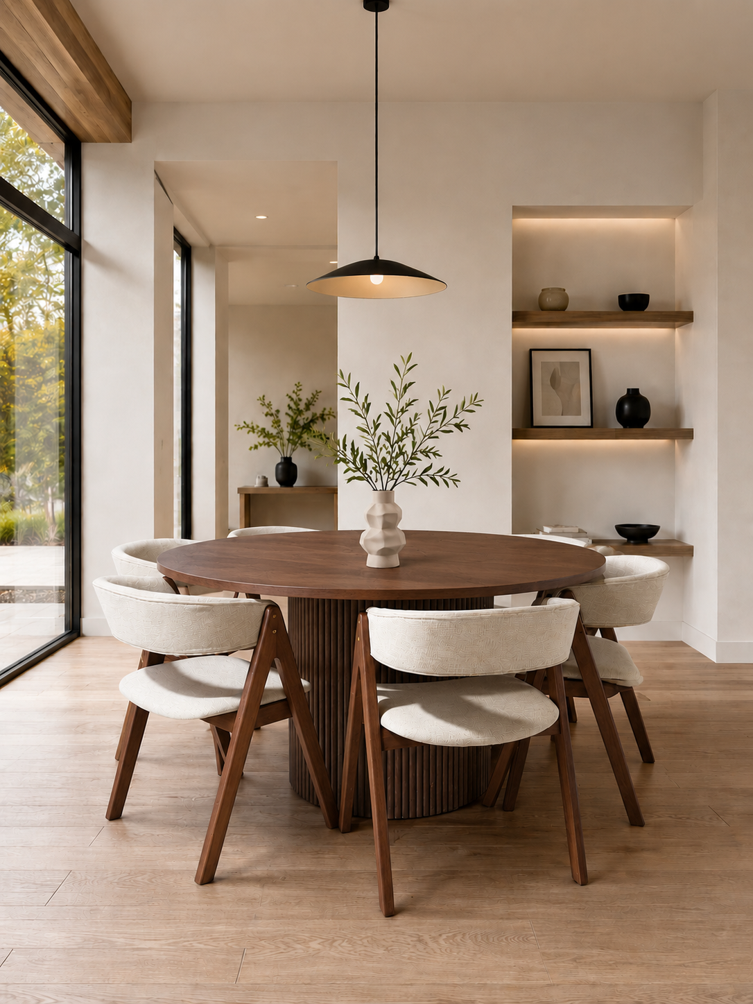 Rome – 6 PCE | Dining Set | Walnut