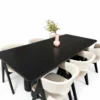 Chicago – 7 PCE | Dining Set | Black Dining Table with 6 dining chairs