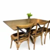 Copenhagen โ 7 PCE | Dining Set | Walnut Dining table with 06 Handmade chairs