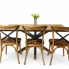 Copenhagen โ 7 PCE | Dining Set | Walnut Dining table with 06 Handmade chairs