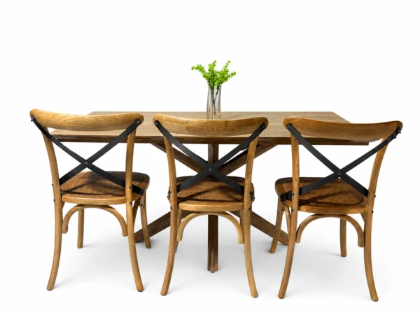 Copenhagen โ 7 PCE | Dining Set | Walnut Dining table with 06 Handmade chairs