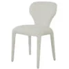 Sandriham 7 Piece Extendable Dining Set | Natural Table & White Fabric Chairs