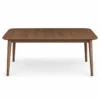 Calabria 7 Piece Dining Set | Extendable Walnut Table & Olive Green Chairs