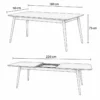 Catania 7 Piece Extendable Dining Set | Natural Table & Sage Green Chairs