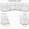 Coco Top Grain Leather Sofa – Premium Cowhide Leather Modular Lounge