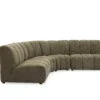 Coco Green Fabric Sofa – Modern Corner Lounge