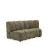 Coco Green Fabric Sofa – Modern Corner Lounge