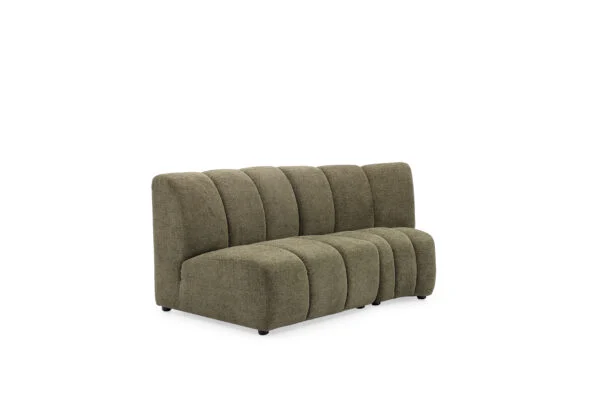 Coco Green Fabric Sofa – Modern Corner Lounge