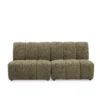 Coco Green Fabric Sofa – Modern Corner Lounge